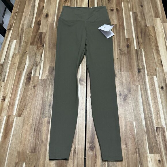 Nike One High Rise Leegings Womens XS Green Compression Full‎ Length Strecth NWT - Picture 1 of 10